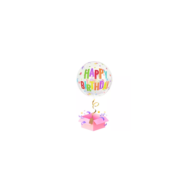 Balon z Helem Happy Birthday – Idealny na Urodziny