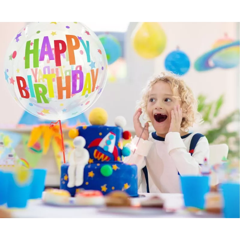 Balon z Helem Happy Birthday – Idealny na Urodziny