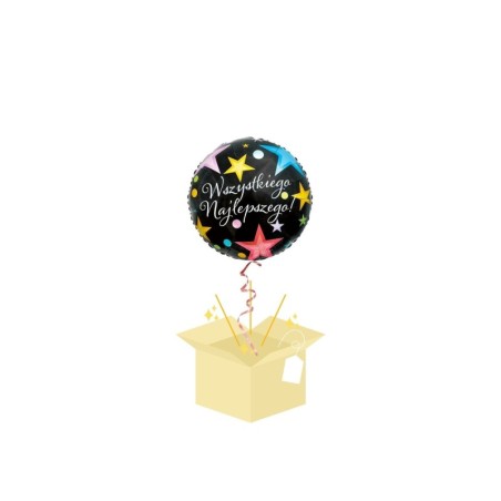 Wszystkiego Najlepszego Balon z helem