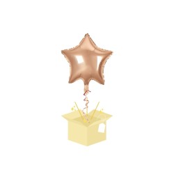 Złota Gwiazdka  Balon z helem