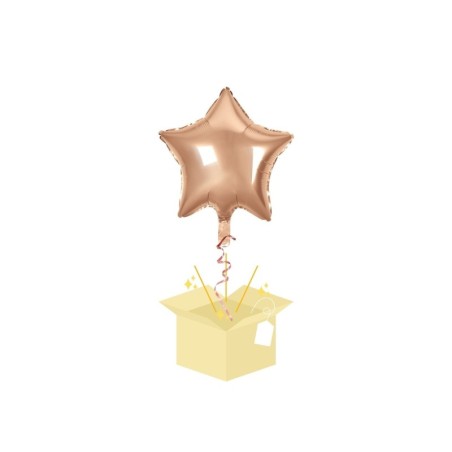 Złota Gwiazdka  Balon z helem
