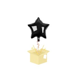 Czarna Gwiazdka  Balon z helem