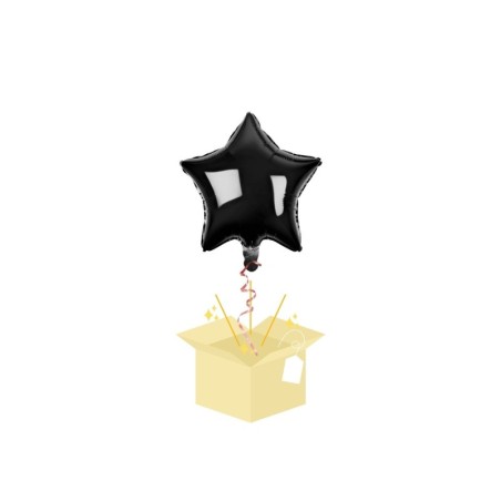 Czarna Gwiazdka  Balon z helem