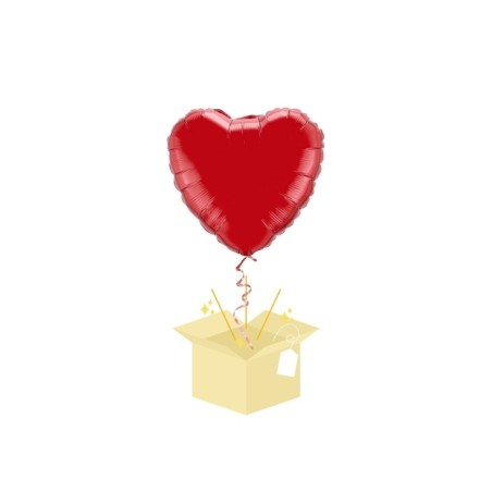 Czerwone Serce  Balon z helem