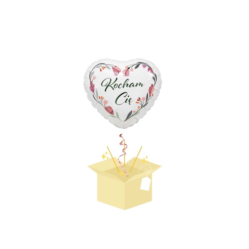 Kocham Cię  Balon z helem