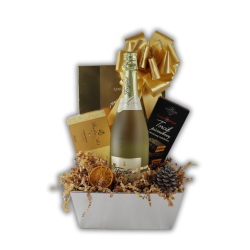 Kosz Prezentowy Gwieździsta Noc – Luksusowy Prezent Świąteczny