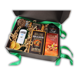Box Świąteczny Renifer – Czekolada i Alkohol na Święta