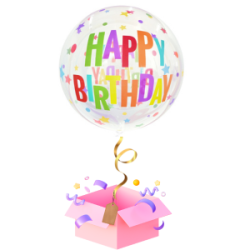 Balon z Helem Happy Birthday – Idealny na Urodziny