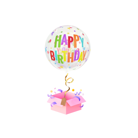 Balon z Helem Happy Birthday – Idealny na Urodziny